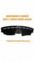 MERCEDES E SERİSİ W211 2002-2009 ARASI 3 BOYUTLU HALI TORPİDO KORUYUCU
